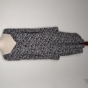 NWT Boden Women's Black/White Print Dress Size 12